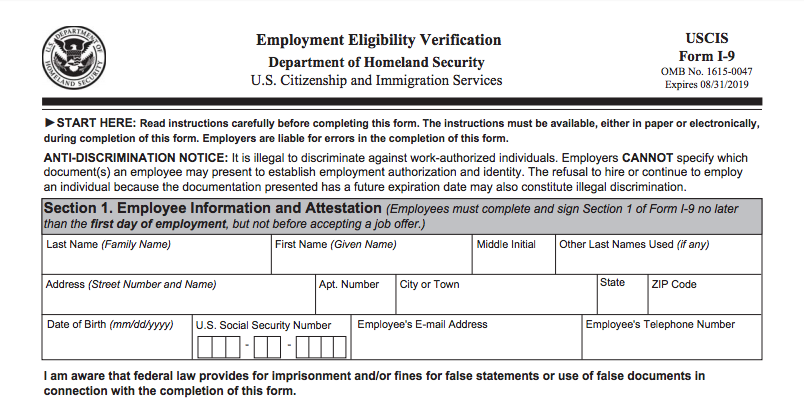 An 9 The New, New I-9 Form